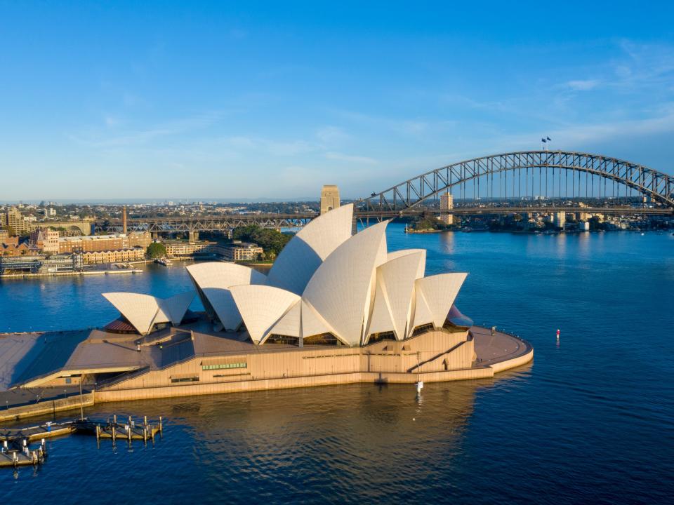 The Sydney Opera House in Sydney, Australia.