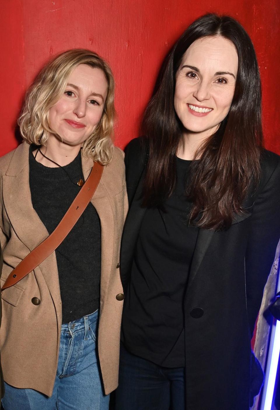 downton abbey muchelle dockery laura carmichael reunite