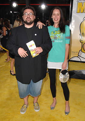 Kevin Smith and guest at the Los Angeles premiere of 20th Century Fox's The Simpsons Movie