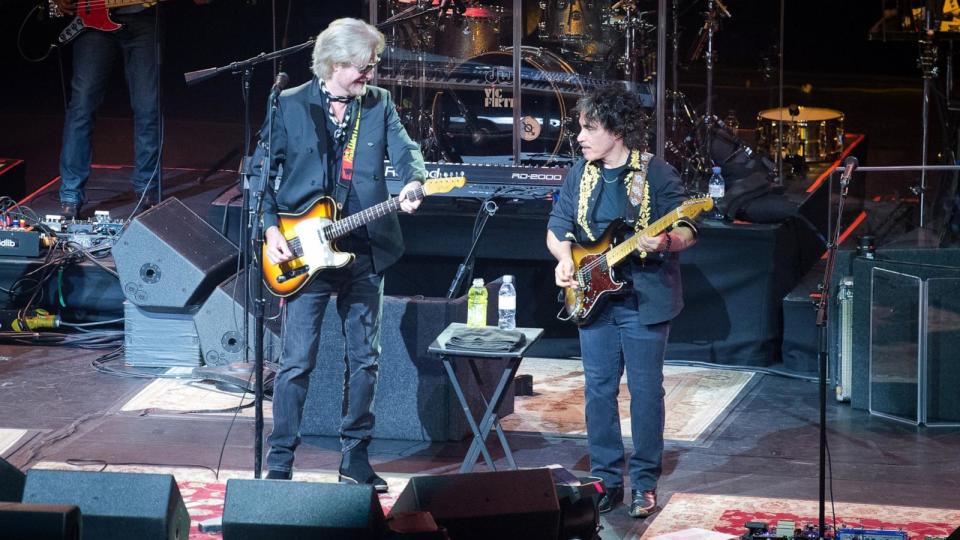 PHOTO: In this July 10, 2019, file photo, Daryl Hall and John Oates perform in Paris. (David Wolff - Patrick/Getty Images)