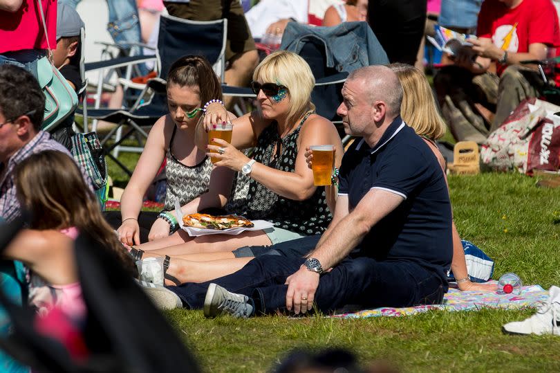 The Solihull Summer Fest 2017 over the August Bank Holiday weekend in Tudor Grange Park, Solihull. The crowds are enjoying the second day of the festival in the sun -Credit:BirminghamLive