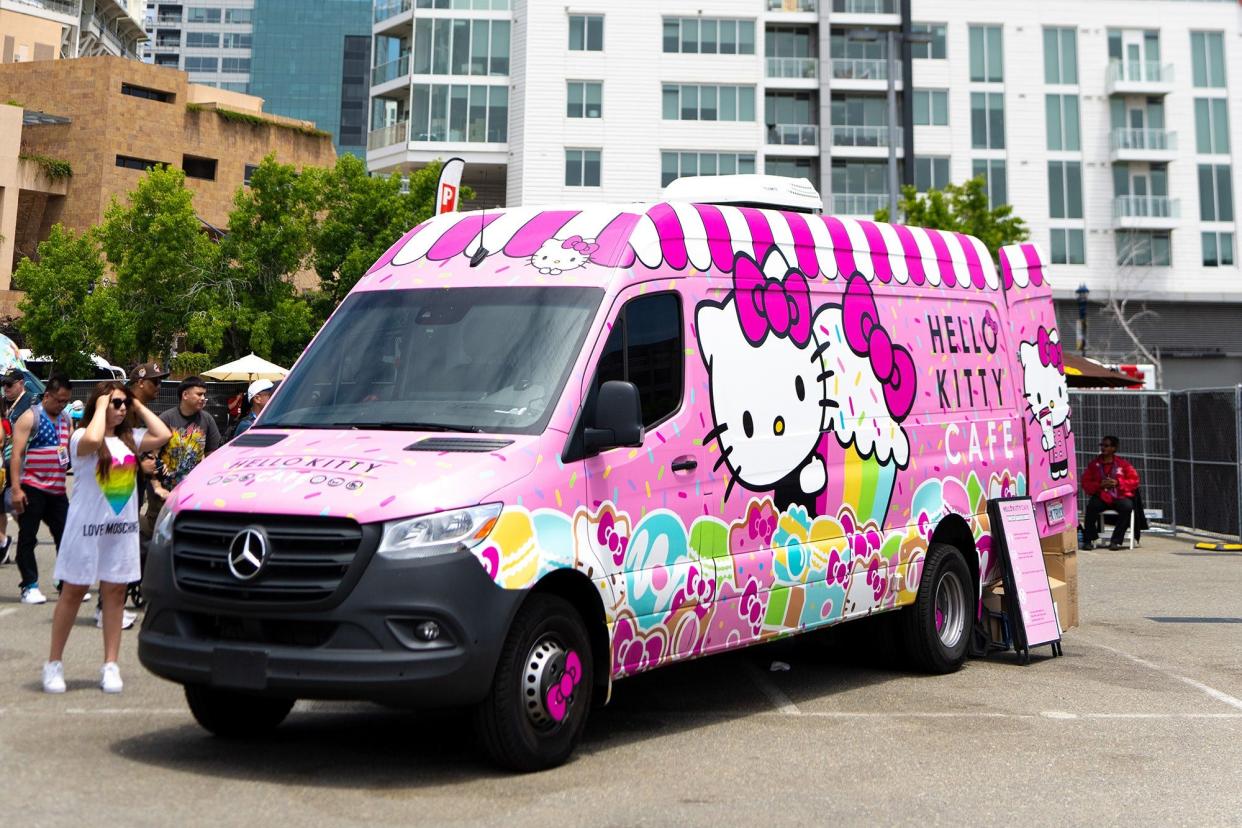 The Hello Kitty Cafe Truck will be Gulf Coast Town Center this Saturday.