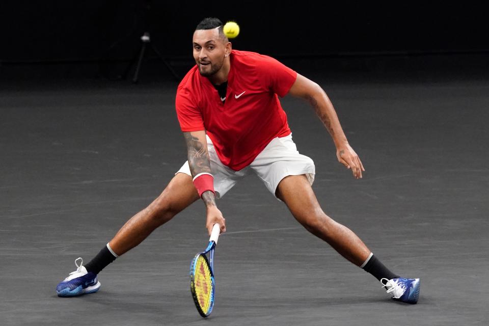 Nick Kyrgios has played his last match of 2021 (Elise Amendola/AP) (AP)