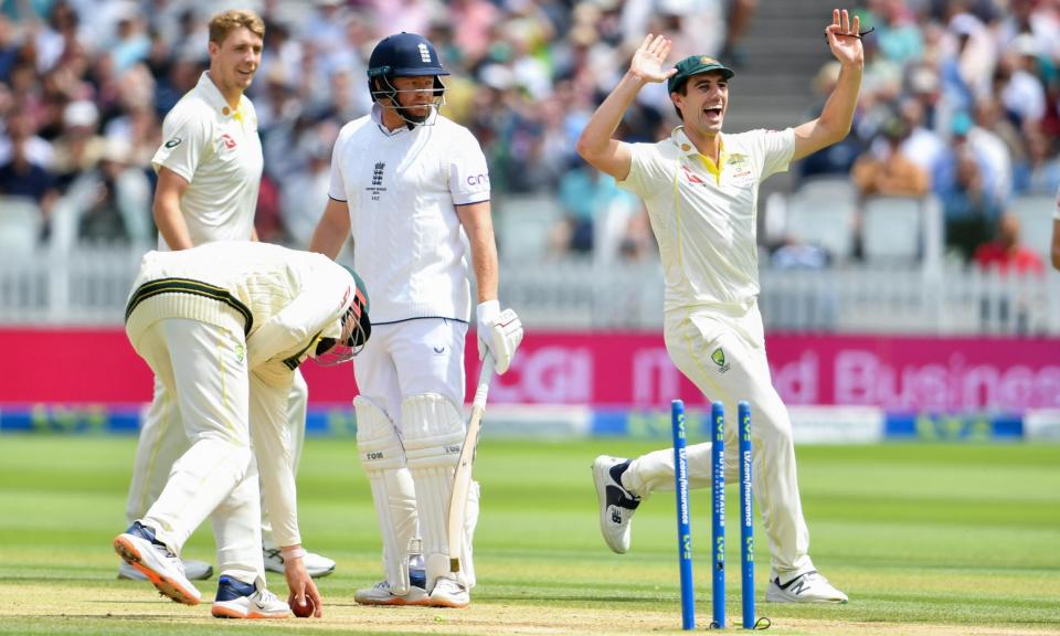 <span>Three MCC members were banned following the angry scenes after Jonny Bairstow’s dismissal during last year’s Ashes.</span><span>Photograph: Ashley Western/Colorsport/Shutterstock</span>