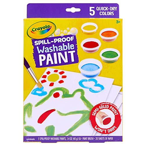 30) Spill-Proof Washable Paint