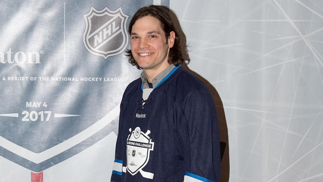 Daniel Carcillo hopes the lawsuit against the CHL empowers more victims to safely come forward.  (Photo by Jeff Schear/Getty Images)