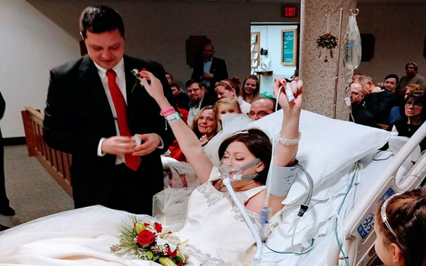 Heather Mosher got married just hours before she died from cancer  - Christina Lee Karas