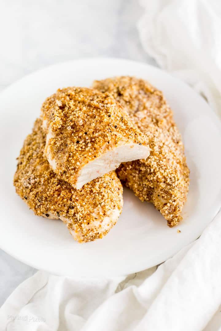 Keto Baked Breaded Chicken Breast