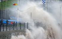 The storm caused heavy rainfall and flooding across the UK. (SWNS)