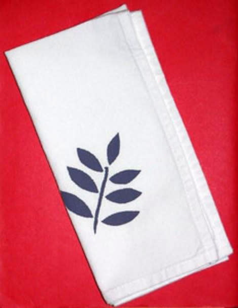 Custom-decorated cloth napkins