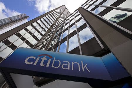 A view of the exterior of the Citibank Corporate headquarters in the Manhattan borough of New York City, May 20, 2015. REUTERS/Mike Segar