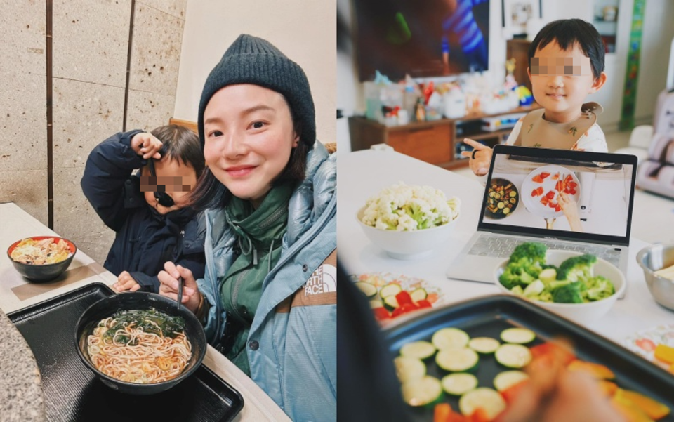 藝人歐陽靖時常在社群平台分享各種美食以及育兒點滴。（翻攝自歐陽靖臉書）