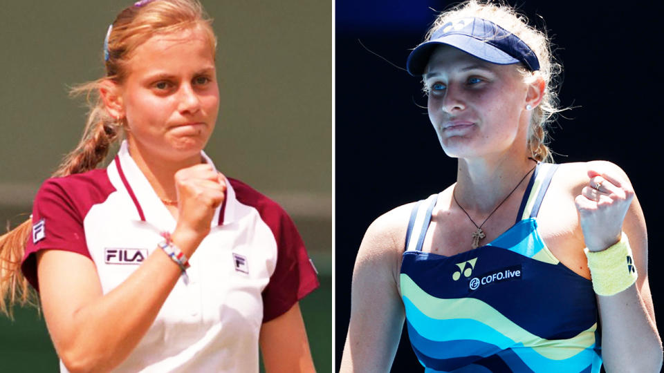 Jelena Dokic and Dayana Yastremska.