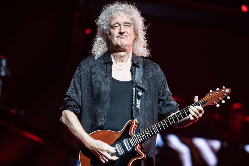 <p>Miikka Skaffari/Getty</p> Brian May