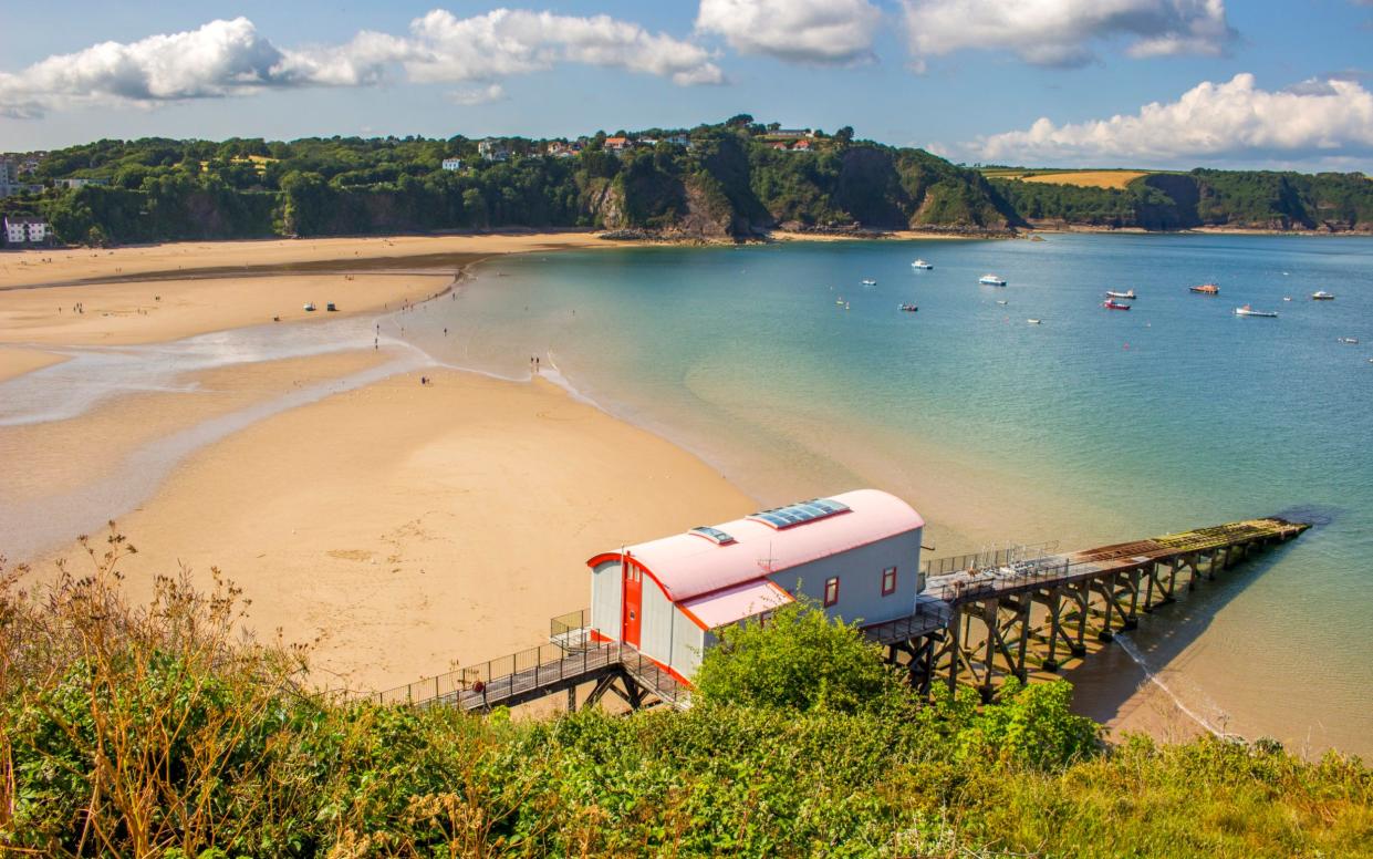 North Beach in Tenby, Pembrokeshire