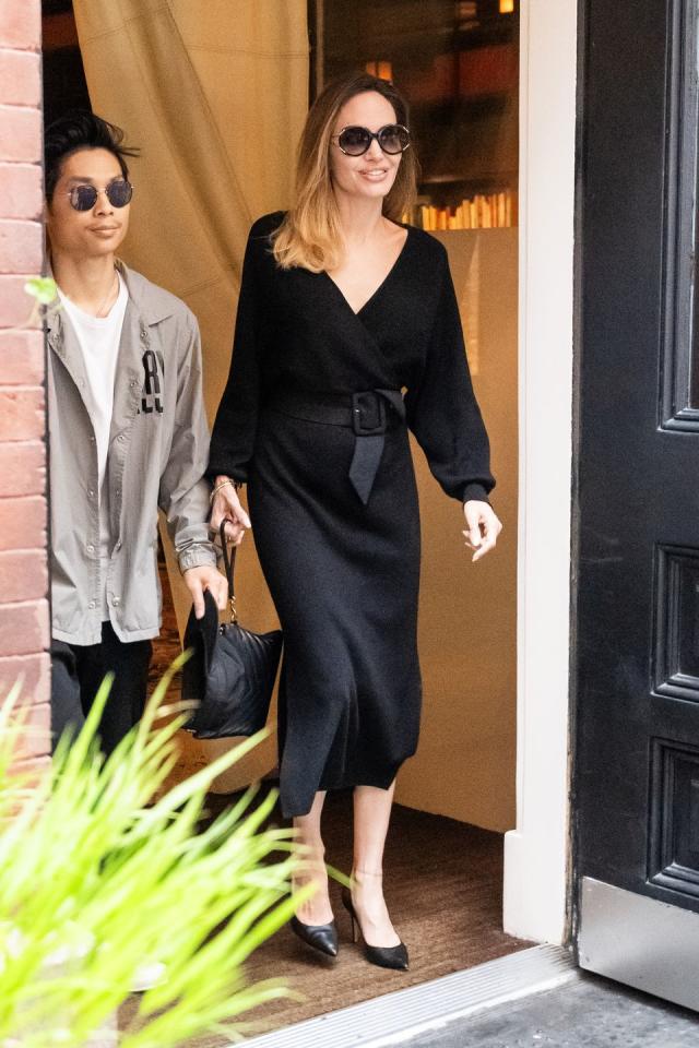 Angelina Jolie's Quilted Black Tote Is Her Favorite Fall Accessory