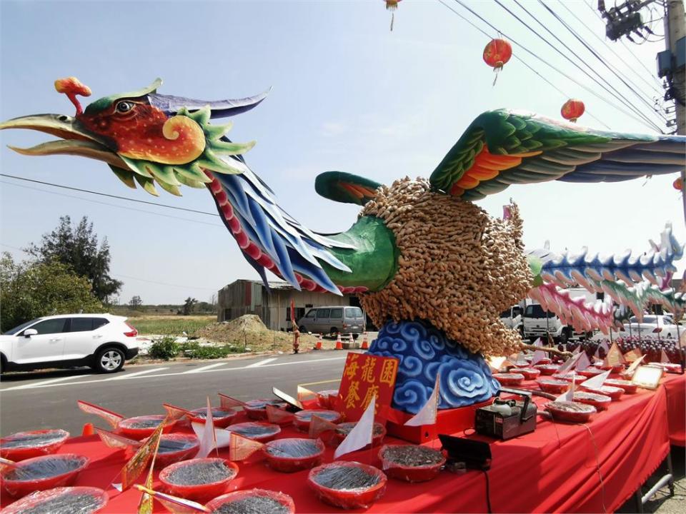 嘉義東石永齡宮清醮大典　「千片烏魚子打造神龍」超澎湃