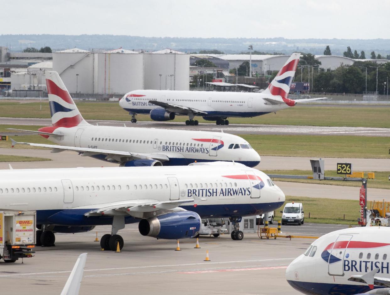 A fire alarm in the control tower at Heathrow temporarily halted take-offs and landings: PA Archive/PA Images