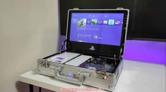 費時八個月 日本神高中生diy 將ps4 改造成攜帶式手提箱