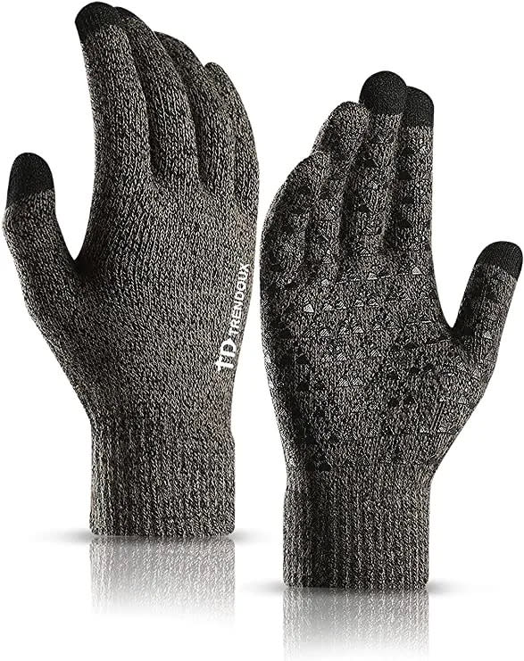 Guantes táctiles y antideslizantes de Trendoux. Imagen vía Amazon.