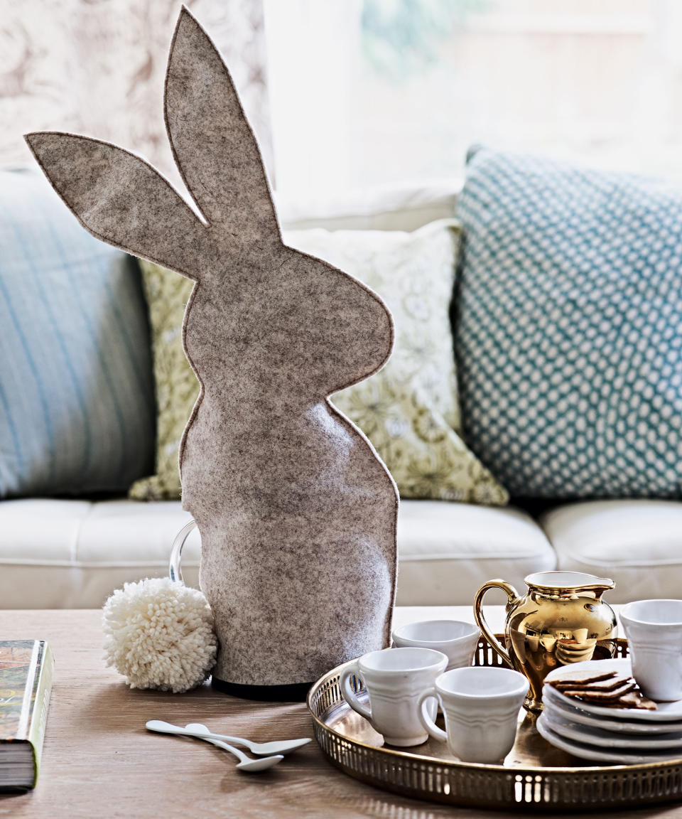 19. CRAFT A BUNNY COFFEE POT WARMER