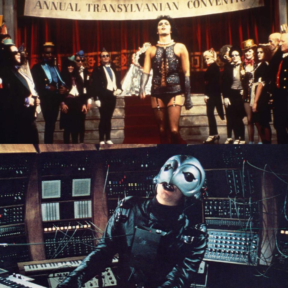 "The Rocky Horror Picture Show" (Top); "Phantom of the Paradise" (Bottom)