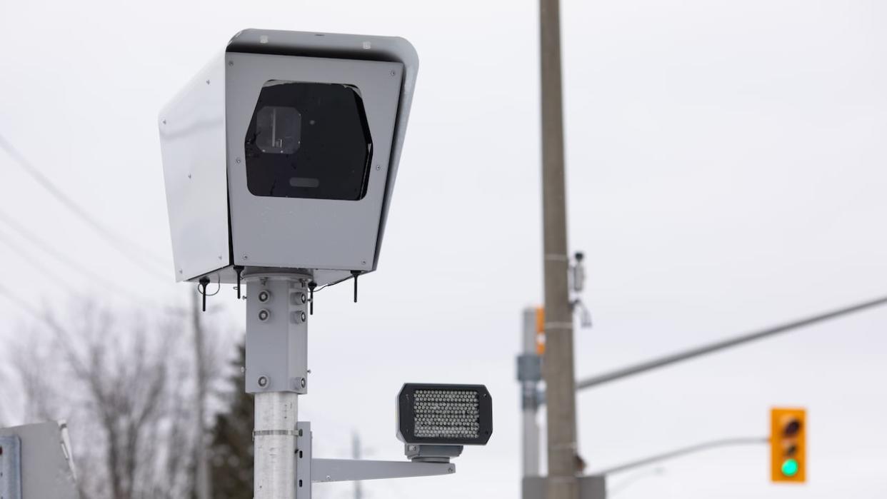 Mobile speed cameras will be set up in Kingston, Ont. starting in September. This image shows a similar camera in Ottawa. (Arthur White-Crummey/CBC - image credit)