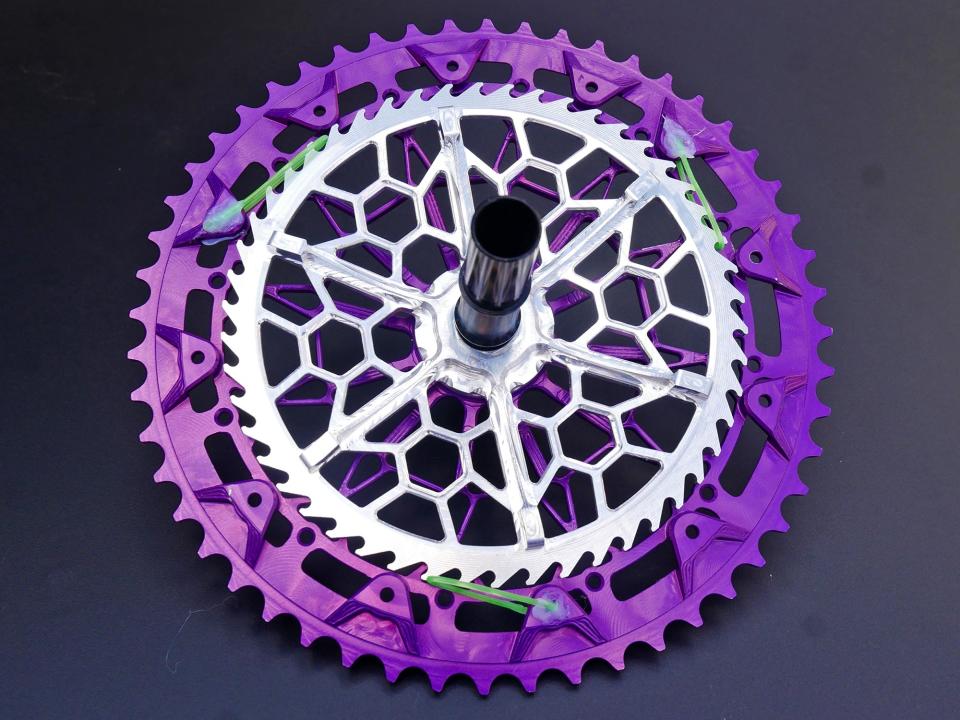 Soul-Kozak LoopsDrive patent-pending alternate bicycle wheel freehub drive clutch concept, with cassette big cog