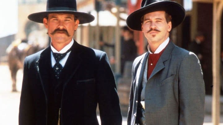 Kurt Russell and Val Kilmer in Tombstone.