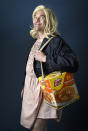 <p>Cosplay was in full force as this <i>Stranger Things</i> fan dressed as Eleven — with an Eggo box purse. <br><br>(Photo: Chris Pizzello/Invision/ AP) </p>