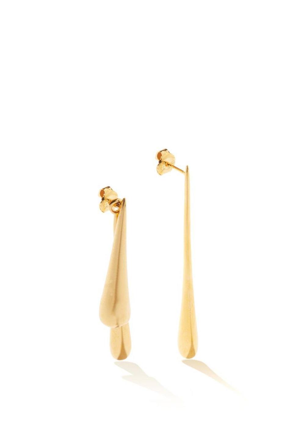 The Lady Days 18kt Gold-Plated Drop Earrings