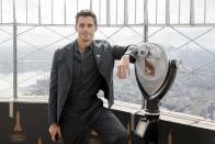 <p><em>Queer Eye</em>'s Antoni Porowski visits the top of the Empire State Building to mark Hunger Action Month in N.Y.C. on Sept. 22.</p>