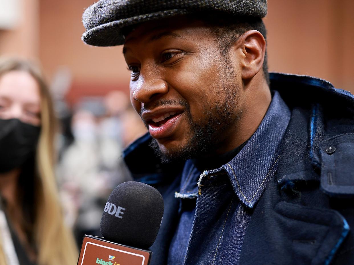 Jonathan Majors attends the 2023 Sundance Film Festival "Magazine Dreams" Premiere at Eccles Center Theatre on January 20, 2023 in Park City, Utah.