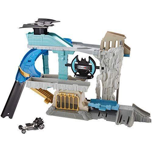 6) Hot Wheels and DC Universe Batcave Playset