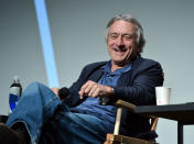 NEW YORK, NY - APRIL 19: Robert De Niro, Co-Founder Tribeca Film Festival speaks during the Tribeca Talks Director's Series: 100 Years of Universal during the 2012 Tribeca Film Festival at the Borough of Manhattan Community College on April 19, 2012 in New York City. (Photo by Slaven Vlasic/Getty Images)