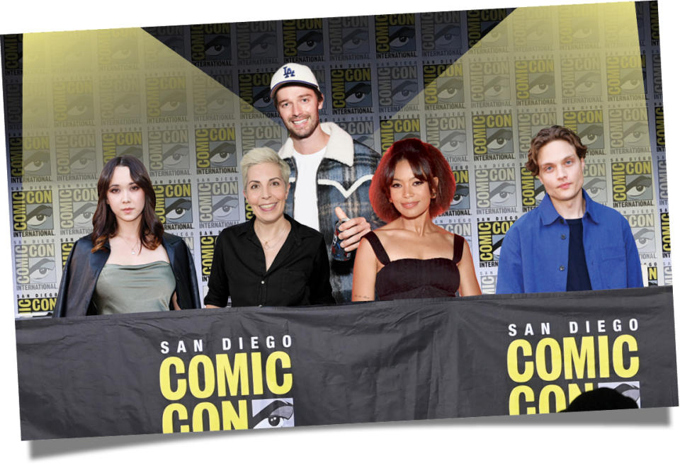 London Thor, Michele Fazekas, Patrick Schwarzenegger, Jaz Sinclair and Asa Germann.