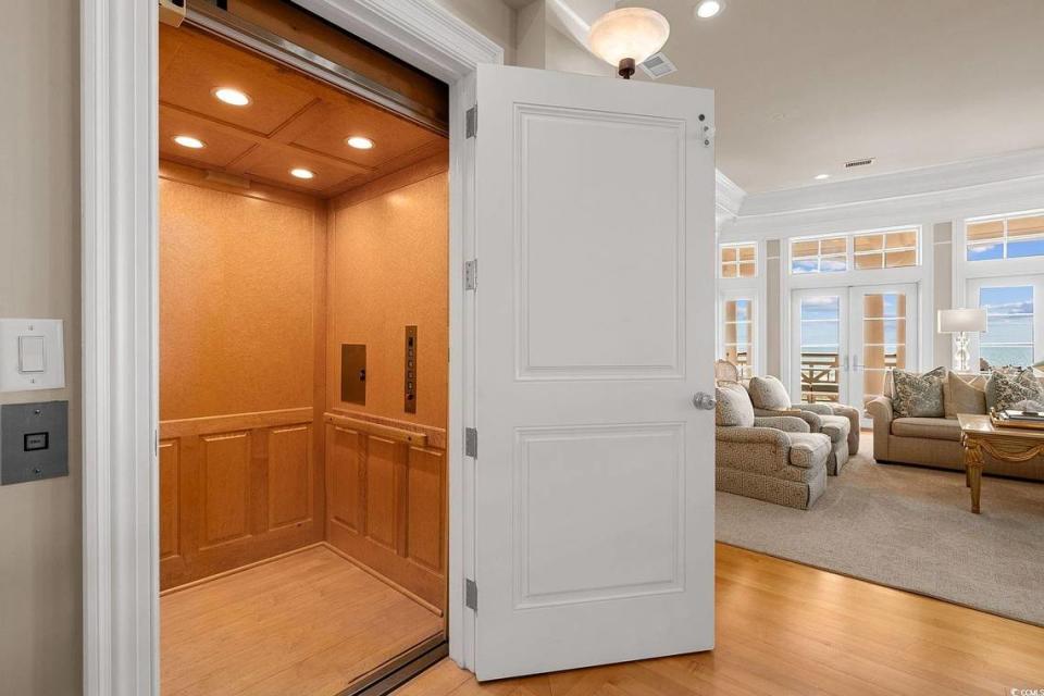 A view of the elevator inside the house. Realty ONE Group Dockside