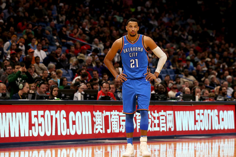 Andre Roberson tore his patellar tendon in January 2018, and hasn’t played in a game for Oklahoma City since.