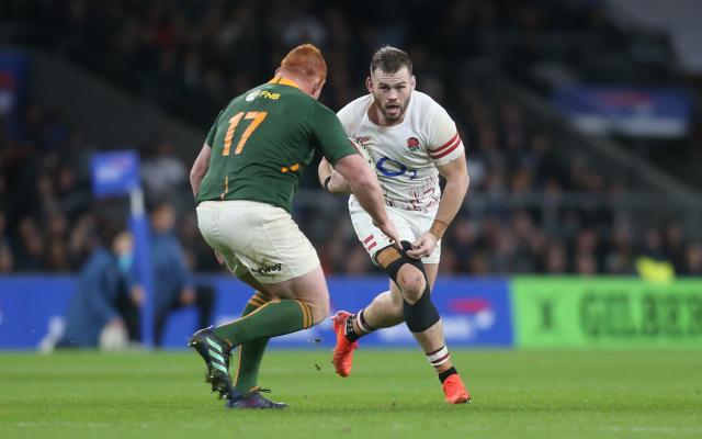 England's Luke Cowan-Dickie takes on South Africa's Steven Kitshoff during the Autumn International match between England and South Africa at Twickenham - Getty Images/Rob Newell