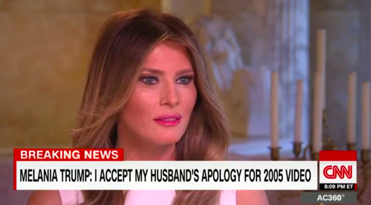 Melania Trump Defends Her Husband