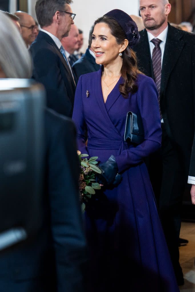 danish royal family participates in church service at aarhus cathedral