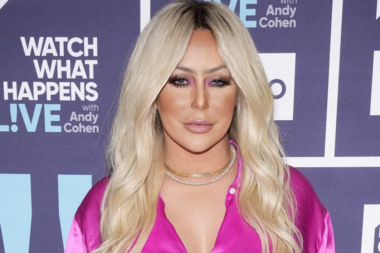 WATCH WHAT HAPPENS LIVE WITH ANDY COHEN -- Episode 19207 -- Pictured: Aubrey O'Day -- (Photo by: Charles Sykes/Bravo via Getty Images)