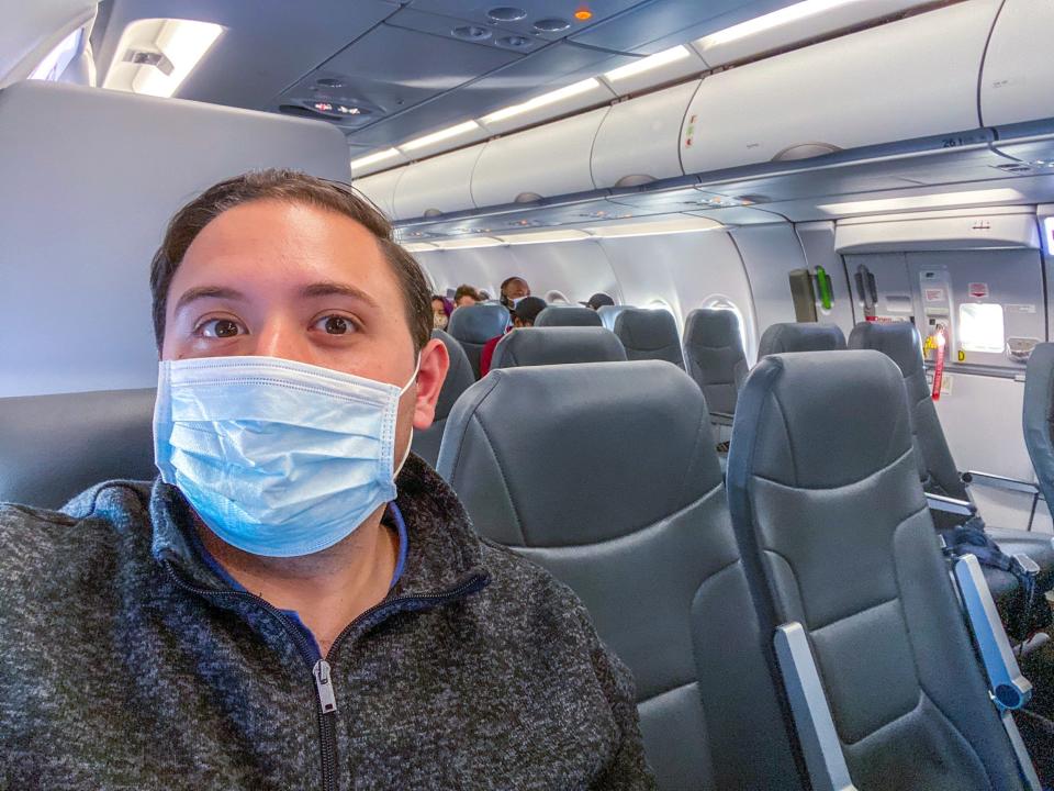 Flying Frontier Airlines during pandemic