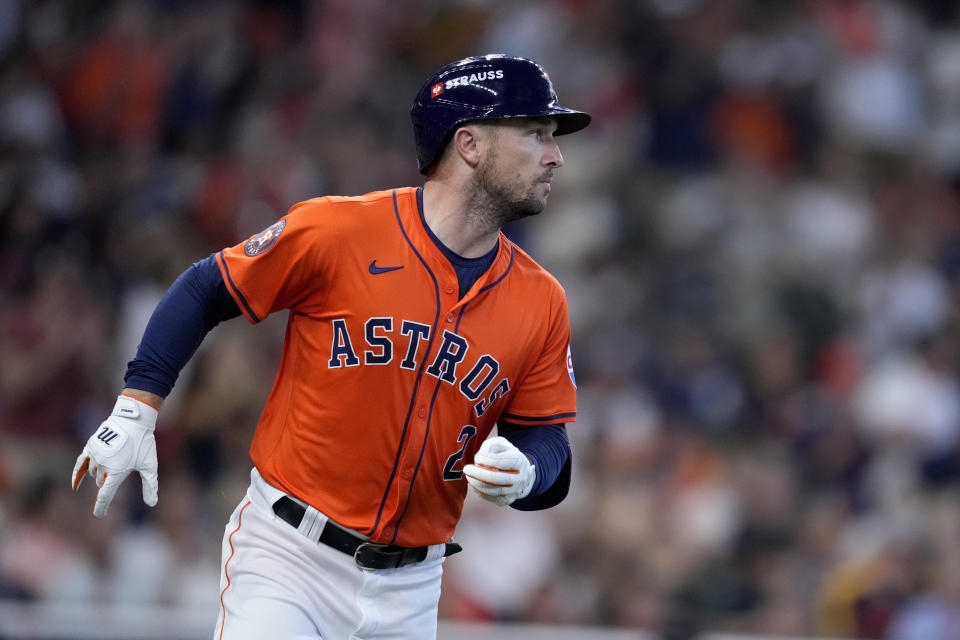 Will third baseman Alex Bregman wear different colors next season? (AP Photo/Kevin M. Cox)