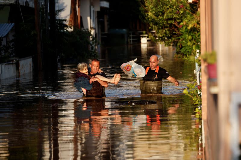 Impact of storm Daniel in central Greece