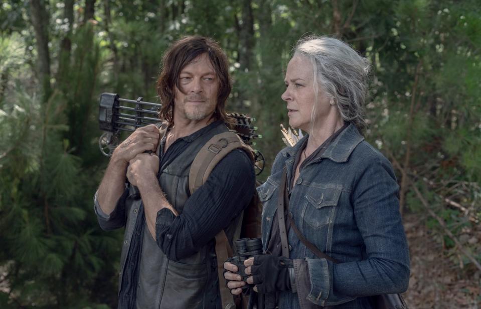 daryl and carol, the walking dead, season 10