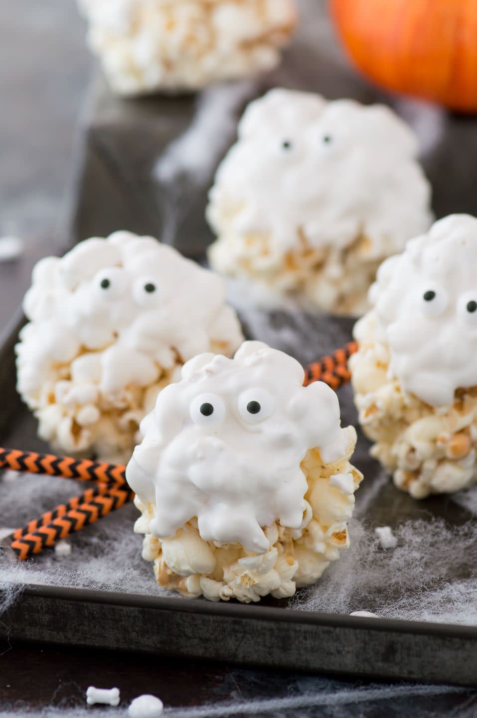 Ghost Popcorn Balls