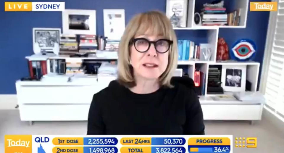 Professor Mary-Louise Mclaws warns Victoria’s COVID-19 cases haven’t peaked yet and the state could reach up to 1000 daily infections by the end of the month. Source: The Today Show