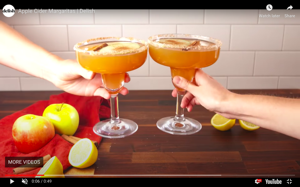 Apple Cider Margaritas