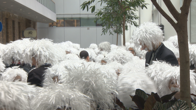 World record set in Toronto for largest group dressed as Albert Einstein